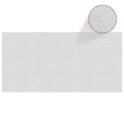 VIDAXL Film Solaire De Piscine Flottant Pe 488x244 Cm Gris