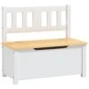 VIDAXL Banc De Rangement Pour Enfants Blanc Et Beige 60x30x55 Cm Mdf 1 VIDAXL Banc De Rangement Pour Enfants Blanc Et Beige 60x30x55 Cm Mdf -Promos Le Jardin Vivant Magasin d834650341eadfbc