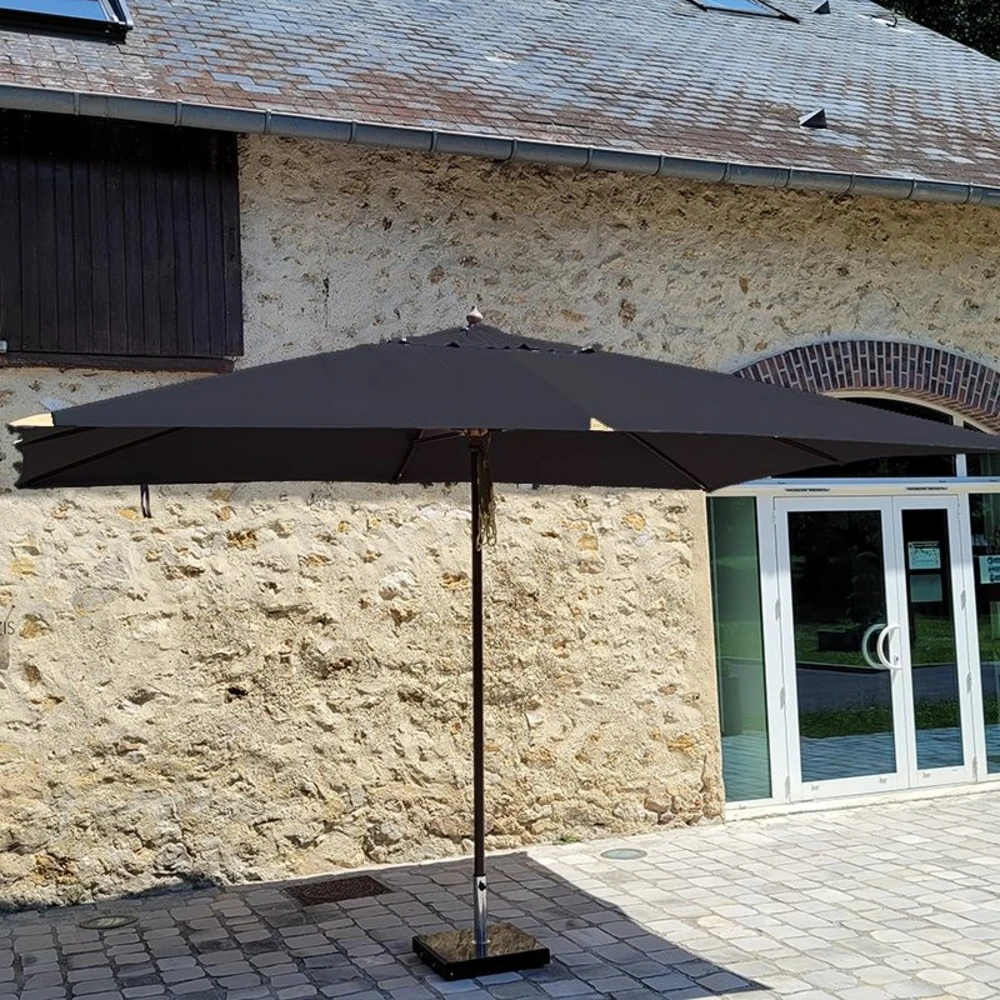 Parasol Droit 4x3 M Noir Pegasia 3 Parasol Droit 4x3 M Noir Pegasia