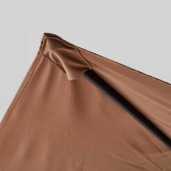 Parasol Déporté Carré 3 X 3m En Aluminium Taupe -Promos Le Jardin Vivant Magasin db561293e6fca5ec