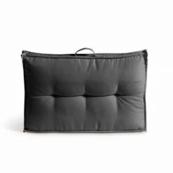 Coussin Palette Dossier Polyester Anthracite 60 X 40 X 12 Cm -Promos Le Jardin Vivant Magasin e0d7441dc354f051