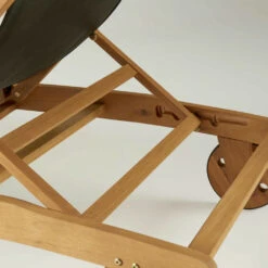 Lot De 2 Bains De Soleil En Eucalyptus Noir -Promos Le Jardin Vivant Magasin e109e855b9684362