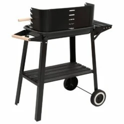 VIDAXL Barbecue Au Charbon De Bois Avec Roues Noir Acier 13 VIDAXL Barbecue Au Charbon De Bois Avec Roues Noir Acier -Promos Le Jardin Vivant Magasin e2d39f2a4581d56b
