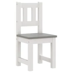 VIDAXL Ensemble De Table Et Chaises Enfants 3 Pcs Blanc Et Gris Mdf 12 VIDAXL Ensemble De Table Et Chaises Enfants 3 Pcs Blanc Et Gris Mdf -Promos Le Jardin Vivant Magasin e922819f3c094a87