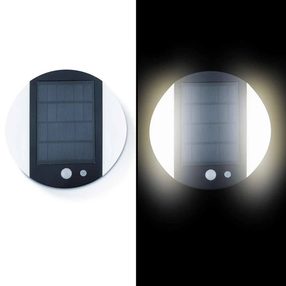 Applique Murale Solaire Led Aluminium Blanc 5 Applique Murale Solaire Led Aluminium Blanc – Image 3