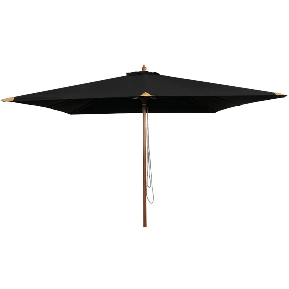 Parasol Droit 3x3 M Noir Pegasia 4 Parasol Droit 3x3 M Noir Pegasia – Image 2